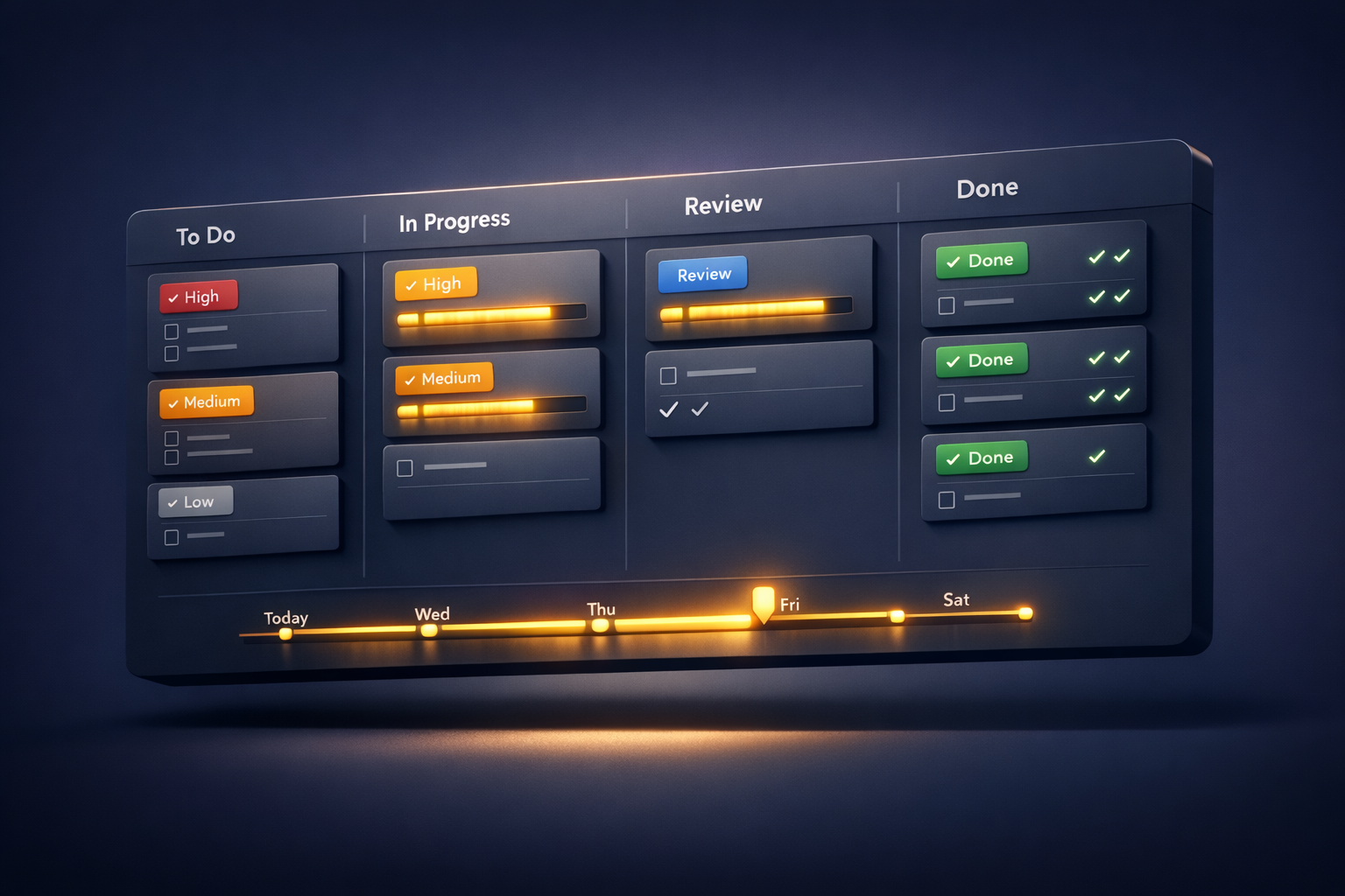 Cronograma rastreável